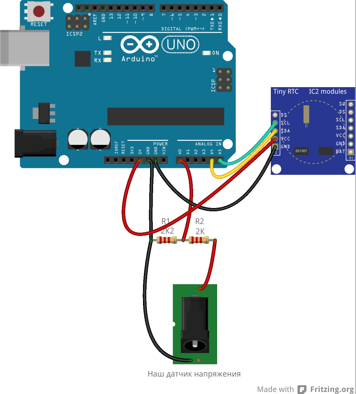 Мониторим состояние сети или Вольтметр-самописец | Arduino и Rasperry